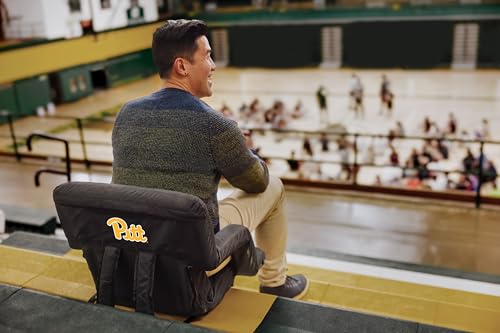 Image of NCAA Pittsburgh Panthers Ventura Portable Reclining Seat, Black