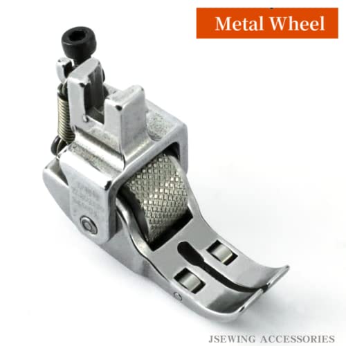 Blooy - 2 PCS Roller Presser Foot para máquina de coser miniatura 7