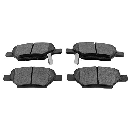 Image of TRQ Rear Brake Pad & Rotor Kit Semi-Metallic Compatible with 2005-2008 Chevrolet Cobalt 2008-2010 HHR 2007-2009 Pontiac G5 2004-2007 Saturn Ion