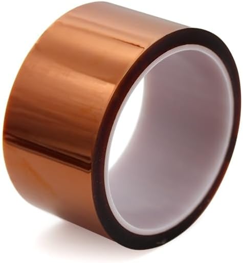 2pcs 3mm-100mm 3D Printer Parts High Temperature Resistant Heat BGA Kapton Polyimide Insulating Thermal Insulation Adhesive Tape (Color : 33M x 1Pcs, Size : 50mm)