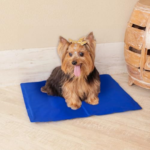 Tapete Térmico Colchonete Refrescante Pet 50 x 40 cm Anticalor Para Cães e Gatos Impermeável Resiste