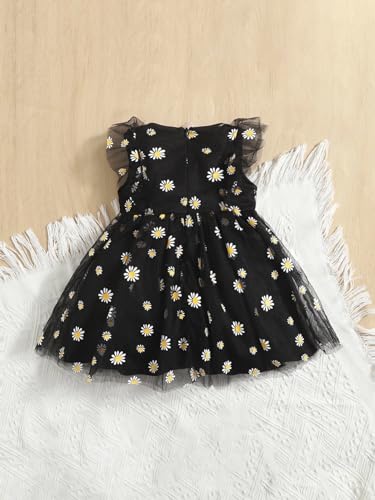 Image of TAGAS Girls Polka Dot Print Ruffle Trim Belted Dress||Dress for Girl || Fit & Flare Dress|| Short Sleeve Dress for Kids || Casual Dress||(KD-105)