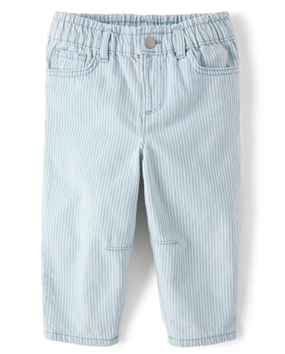 Image of The Children's Place Baby Girls' and Toddler Barrel Leg Jeans