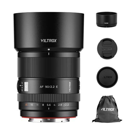 Image of VILTROX AF 90mm F2.2 f /2.2 EVO APS-C Portrait E Lens for Sony E-Mount