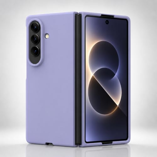 Image of amazon basics Slim Matte Hard PC Back Cover Case for Samsung Galaxy Z FOLD 8 Ultra with Integrated Hinge Protection and Smooth Anti-Fingerprint Finish (Midnight Purple)