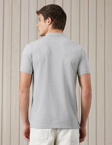 Image of Amazon Brand - Symbol Men's Cotton Rich Solid Polo Tshirt | Collar Tshirts | Half Sleeves | Plain-Regular Fit (Available in Plus Sizes and Combo Pack of 2)