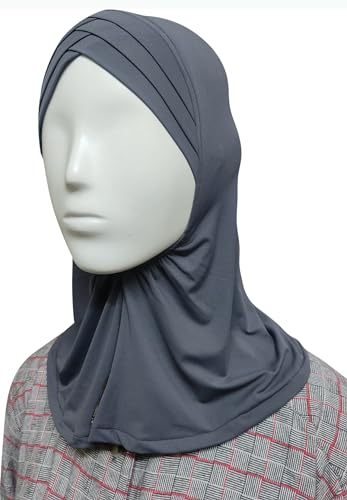 Image of TCP Women's Ninja Beige Jersey Cap, under scarf Neck Covering Hijab Tube cap Age 16+ years