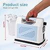 Appareil d'aspiration portable – Forte puissance d'aspiration, usage domestique et vétérinaire pour flegme, mucus, expectoration, aspirateur domestique silencieux – Idéal pour les personnes âgées, les #1