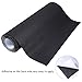 Caydo Large Black Self Adhesive Felt Roll Shelf Liner for DIY Projects Costume, Jewelry Drawer Craft Fabric Peel Stick 15.7