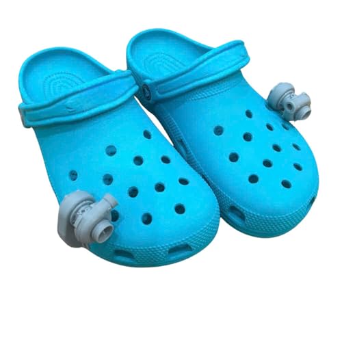 SpeakerMan 2Pack Turbo Shoe Charm for Crocs - Funny Clogs Charms for Men & Women - Gag Gifts for Friends (M 4-5-6)