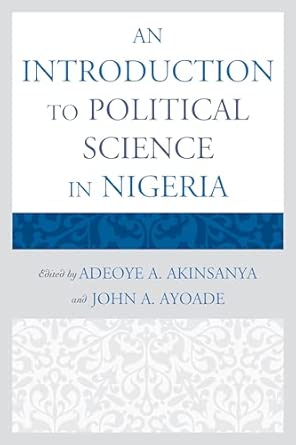 An Introduction to Political Science in Nigeria book cover