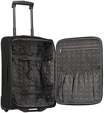 travelite Valigia a Mano a 2 Ruote Conforme alle Dimensioni Standard del  Bagaglio a Mano da Cabina Lata, Serie di Valigie Orlando - Classico Trolley  Semirigido dal Design Senza Tempo, 53 cm,