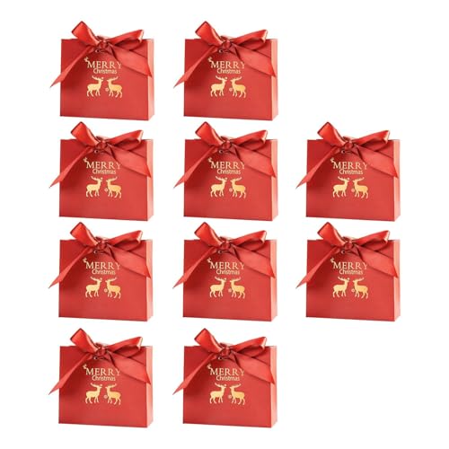 Bolsas navideñas, hojas de papel para envolver, bolsas festivas para la celebración navideña, perfectas para compartir dulces, refrigerios y golosinas durante la reunión familiar, fiesta en casa, even