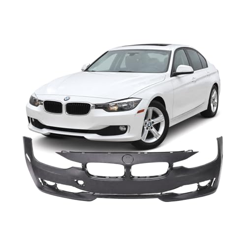 Image of FitParts Compatible with BMW 3 2012-2015 Front Bumper Cover | Primed, With Fog Light Holes, Ready to Paint, OEM 51117293085, BM1000276