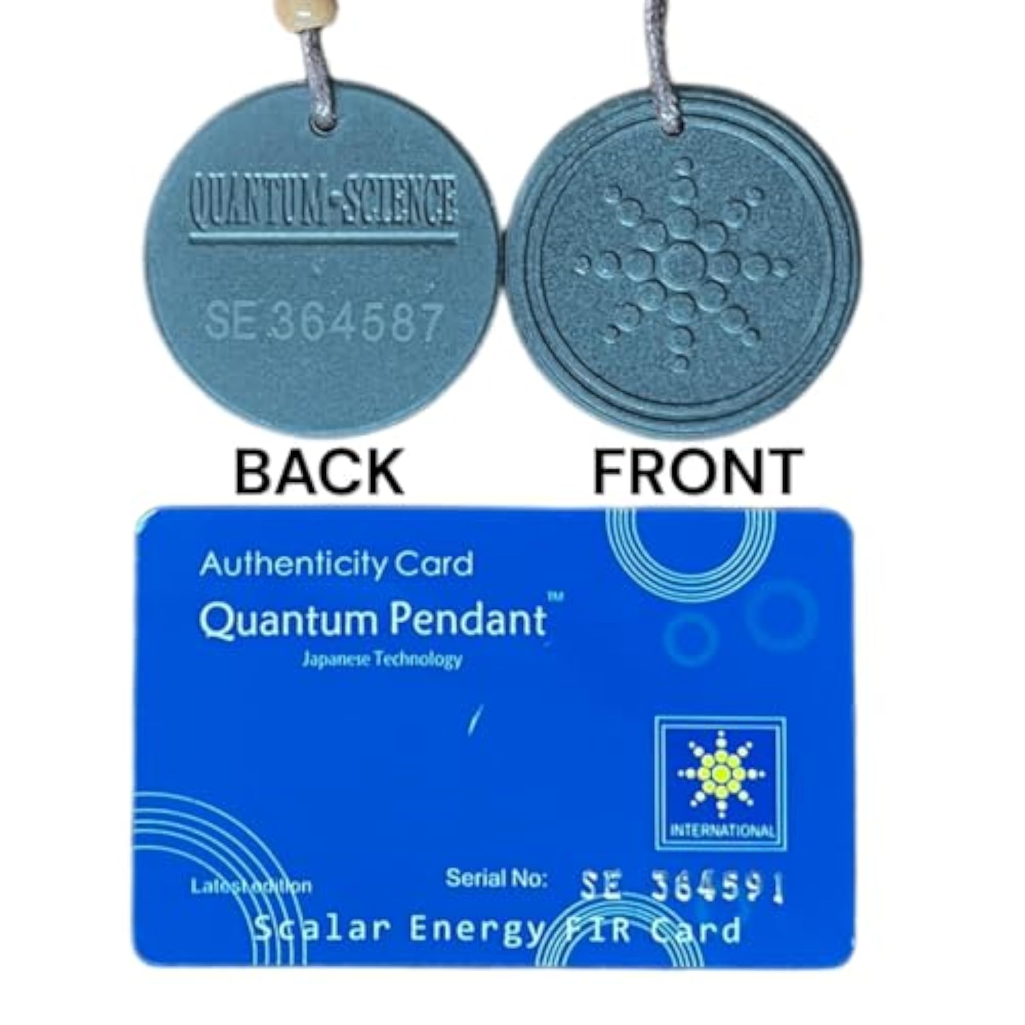 Scalar Energy Pendant for Enhanced Wellbeing
