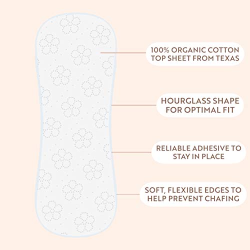 Claene Organic Cotton Panty Liners, Unscented, Thin, Cruelty-Free, Daily, Breathable Organic Panty Liners For Women, Light Incontinence, Natural Pantyliners, Vegan Menstrual (Long, 50 Count) #TOP4