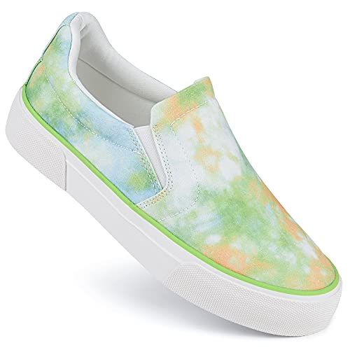 Image of JENN ARDOR Slip On Sneakers Women Comfortable Walking Slip On Shoes Women Memory Foam Womens Fashion Loafers for Women Casual Shoes for Women Flats