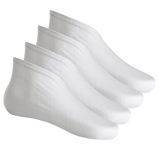 2 Pares Calcetines Hidratantes de Spa de Pies Calcetines de Algodón de Cosmética para Piel Seco Duro Agrietado, Blanco