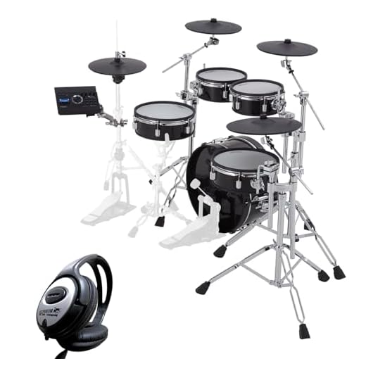 Roland E-Drum VAD307 Acoustic Design Kit Tambores electrónicos con keepdrum auriculares