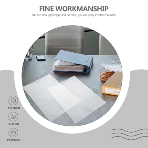 Pochettes transparentes A4 dossier plastique pour organiser vos documents - 3