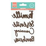 Diseño elegante Dies Colores Naturaleza Palabras