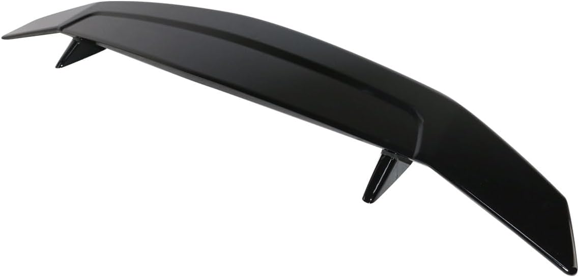 Universal Rear Trunk Spoiler Wing, IKON A Style Gloss Black ABS Tail Trunk Lip Spoiler Boot Lid for Most SUV, Sedan, Coupe, 1PC