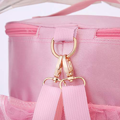 Mochila de balé Tendycoco, bolsa de dança, mochila escolar infantil, rosa para crianças