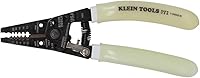 Klein Tools 11055GLW Klein-Kurve Wire Stripper/Cutter, Glow-in-the-Dark Grips, 10-18 AWG Solid/12-20 AWG Stranded, Made in USA