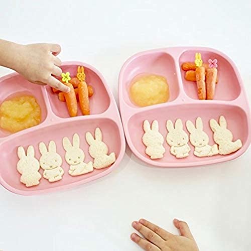 Re-Play Made In The Usa Dinnerware Set - 3Pk Divided Plates With Matching Utensils Set (Princess) #TOP2