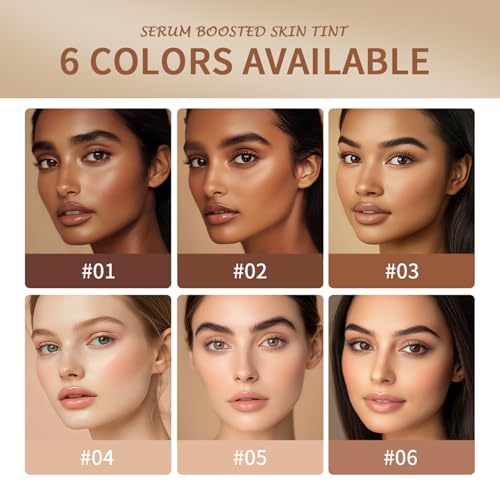 Beauty Balm Serum Boosted Skin Tint – Hydrating Tinted Moisturizer Foundation Stick, Portabl Moisturizing Contour Stick for Face Makeup (# 05) - Image 5