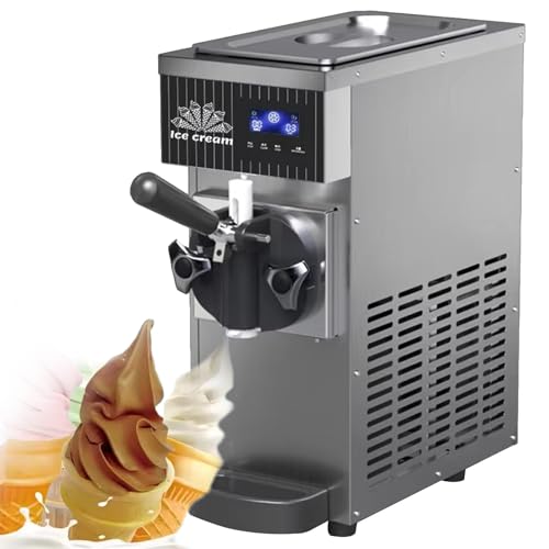 RETRIN Máquina De Helados Profesional Heladera Soft Serve,450w,4-5kg/H,Máquina para Hacer Helados Comercial,1 Sabores,Limpieza Automática Y Pantalla LCD,para Restaurantes Y Bares Grey RETRIN Máquina De Helados Profesional Heladera Soft Serve,450w,4-5kg/H,Máquina para Hacer Helados Comercial,1 Sabores,Limpieza Automática Y Pantalla LCD,para Restaurantes Y Bares Grey