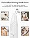 LEYOUFU Dog Paw Trimmer for Grooming, Cordless Electric Small Pet Grooming Clippers Hair Trimmer for Dogs Cats, Low Noise for Trimming Pet's Hair Around Paws, Eyes, Ears, Face, Rump (White)