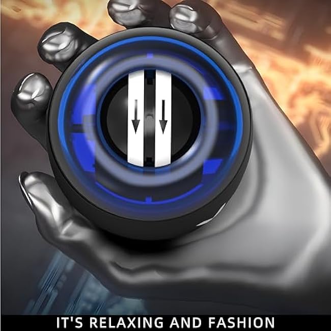 Auto-Start Power Gyro Ball, with LED Light, for Wrist & Forearm Training