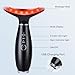 LATME Facial Massager,Neck Face Massager Tool,3 Mode Massage with Heat,Portable Beauty Instrument for Skin Care Women Gift (Black)
