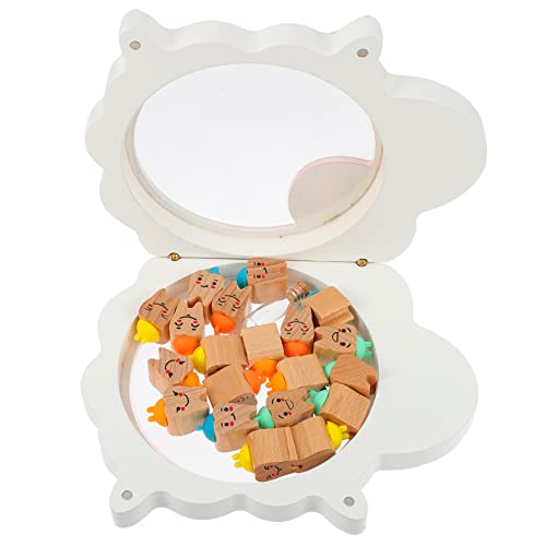 IWOWHERO 20pcs Baby Memorial Box Wooden Tooth Storage Lanugo Bottle Smooth Surface for Boys and Girls' First Tooth Keepsake