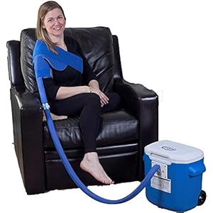 Polar Active Ice 3.0 Cold Therapy Ice Machine System with Programmable Timer, Shoulder Compression Pad, Lightweight 16 Quart Cooler Freeze Kit, Quiet Pump, Strong Cryotherapy Pain Relief and Treatment