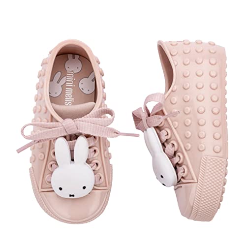 Mini Melissa Polibolha + Miffy Baby - Rosa/branco - 20-21