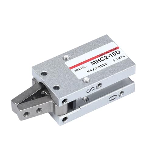 Cilindro neumático MHC2-10D para pinza angular de doble efecto y aluminio 5