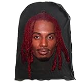 GoGoTree Baraklava Hat Realistic Travis Scott Smile Face Mask, Cosplay Celebrity Mask, Full Face Mask Costume, Funny Face Mask for Adults, Standard