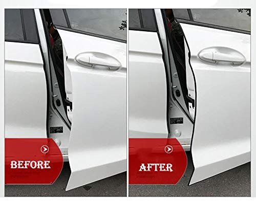 Gugou Car Door Edge Guards 32Ft Universal Fit Rubber U Shape Edge Trim Car Door Edge Protection (Black) #TOP4
