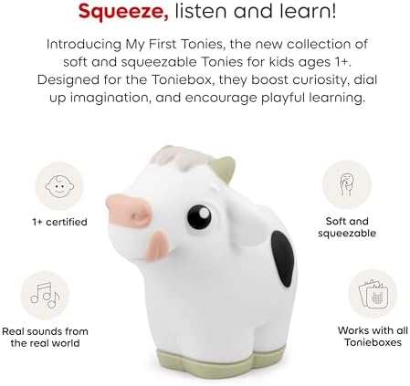 My First Tonies Cow Soft and Squeezable Audio Toy Figurine — view 4