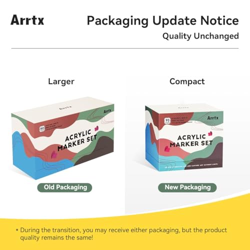 Arrtx 90 Colors Paint Markers, Acrylic Paint Pens for Artists Adults Coloring Drawing - Extra Brush Tip for Rock Painting, Wood, Canvas, DIY Crafts Making Art Supplies image 10