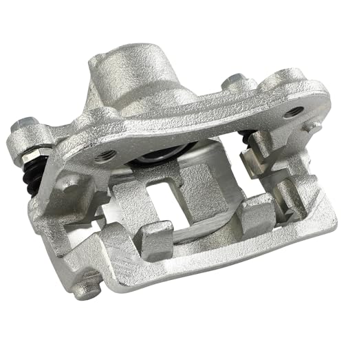 Image of 19B6390A Rear Left Disc Brake Caliper w /Bracket