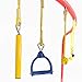 ActivPlay Modular Jungle Gym with Swing Set, Monkey Bars, Hanging Bridge, and Hanging Jungle Line Kit, Red, Blue, Yellow (APJGC5)