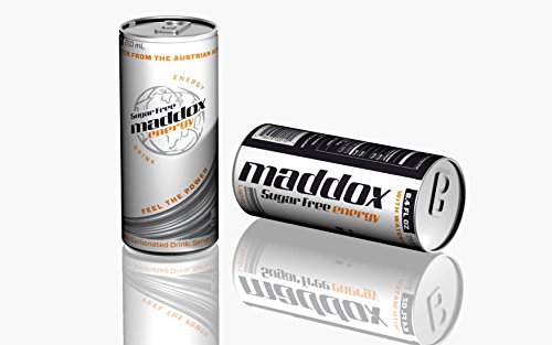 Maddox Sugar Free Energy Drink, 8.4 oz, 24 pack, 1 case