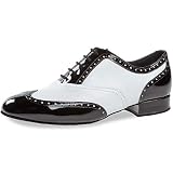 Diamant TANZSCHUHMANUFAKTUR Herren 177-075-284 Tanzschuh, Schwarz Weiß, 47 1/3 EU