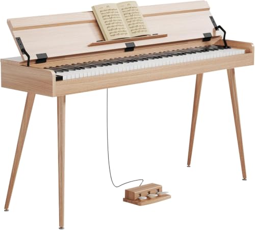 Image of Digital Piano 88 Key Weighted Keyboard Full-Size Desk Electric Piano