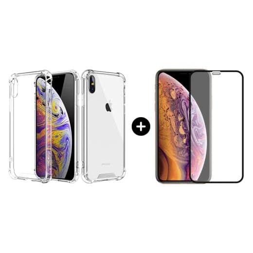 Película De Vidro 3D Tela Toda Para iPhone + Capa Capinha Case (iPhone X/XS)