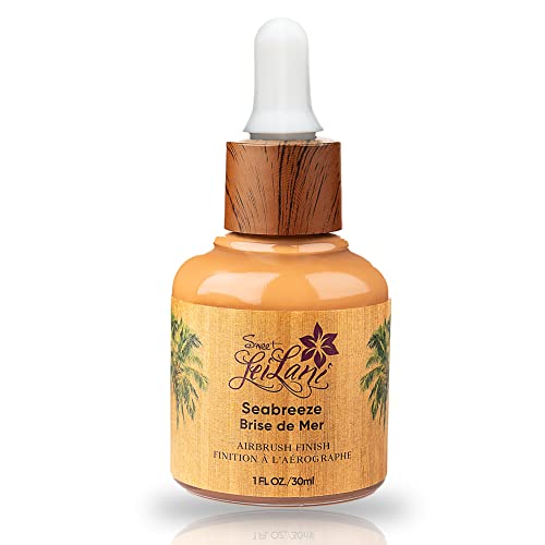 Sweet LeiLani Liquid Foundation, Waterproof Full Coverage Vegan, Cruelty-Free, 3 in 1 Makeup Foundation Liquid. No Parabens, Gluten, Fragrance (Sea Breeze) - 1 oz