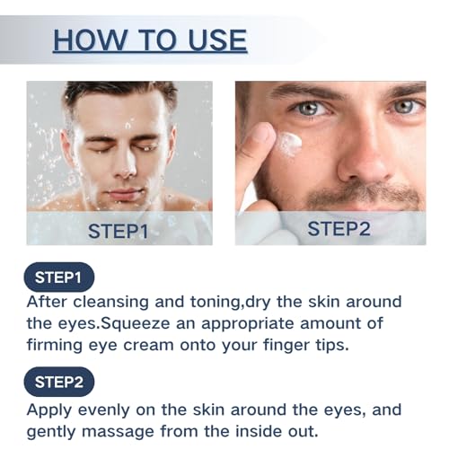 Trendyfave Anti Wrinkle Eye Cream, Retinol Eye Cream For Eye Bags & Dark Circles, Diminishing Deep Wrinkles And Fine Lines Caffeine Eye Cream, Eye Contour Firming Eye Cream, Mens Eye Cream - Image 8